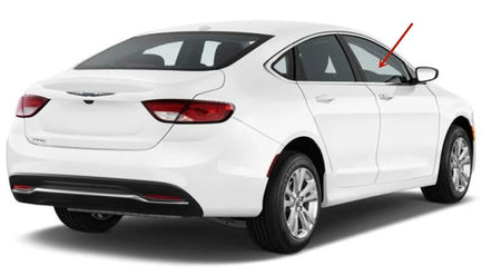 Passenger Right Side Front Door Window Door Glass Compatible with Chrysler 200 4 Door Sedan 2015-2018 Models