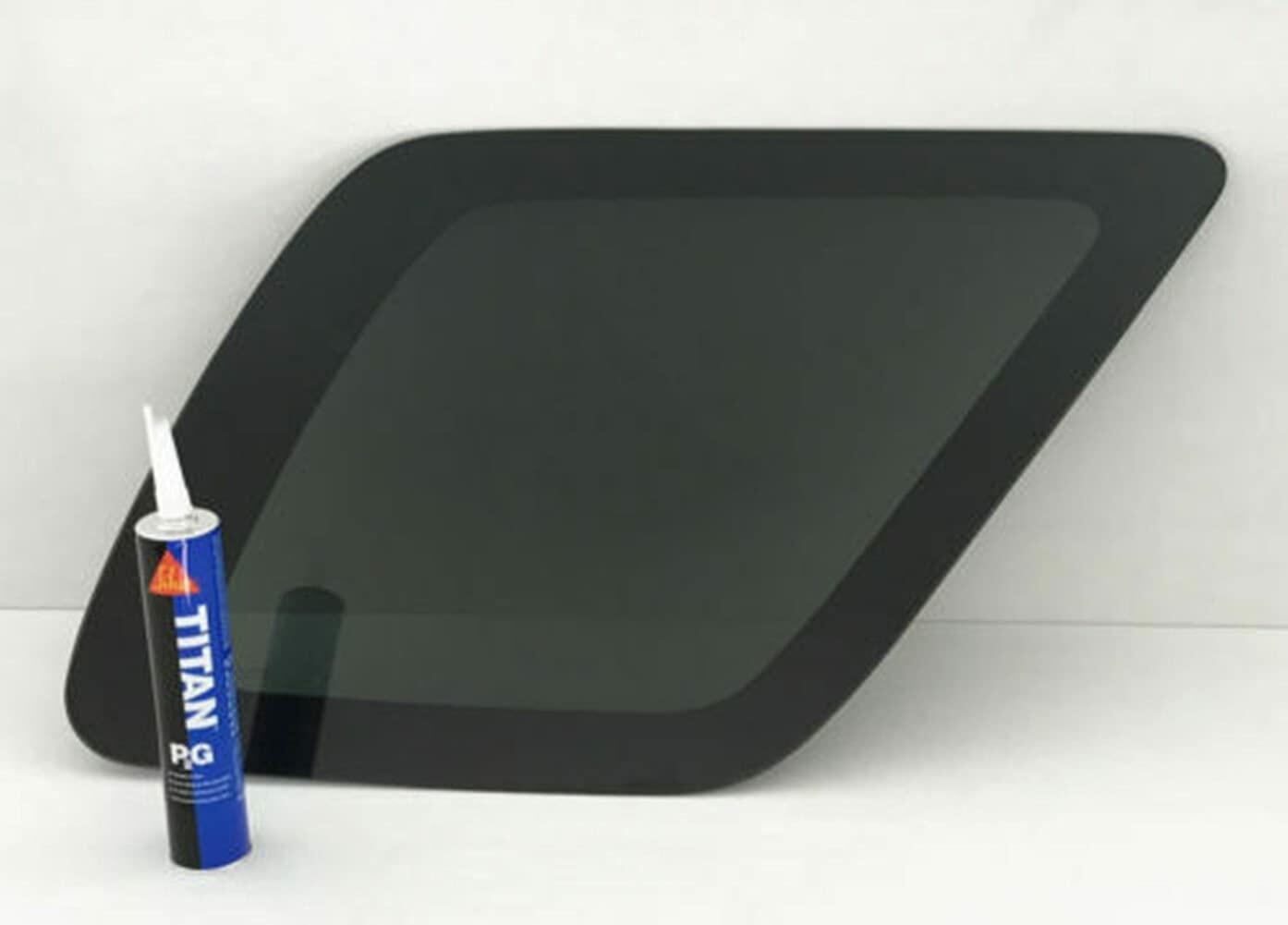 Passenger Right Side Quarter Window Quarter Glass Compatible with Mercury Mariner/Mazda Tribute/Ford Escape 2008-2012 Models