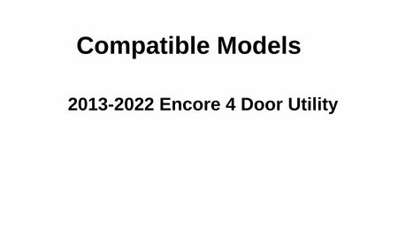 Driver Left Side Rear Door Window Door Glass Compatible with Buick Encore 2013-2022 Models (Not For Encore GX)