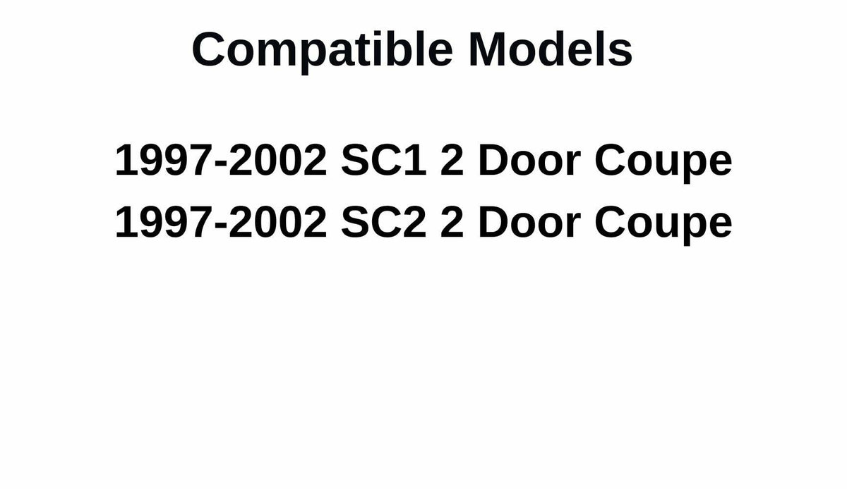 Passenger Right Side Door Window Door Glass Compatible with Saturn SC1 SC2 2 Door Coupe 1997-2002 Models