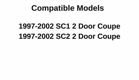 Passenger Right Side Door Window Door Glass Compatible with Saturn SC1 SC2 2 Door Coupe 1997-2002 Models