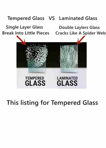 Tempered Driver Left Side Front Door Window Door Glass Compatible with Mercury Grand Marquis/Mercury Marauder 1992-2011 Models