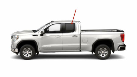 Privacy Driver Left Side Rear Door Window Door Glass Compatible with Chevrolet Silverado/GMC Sierra 1500 4 Door Extended Cab 2019-2026 Models