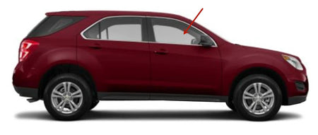 Laminated Passenger Right Side Front Door Window Door Glass Compatible with Chevrolet Equinox/GMC Terrain 2010-2017 Models