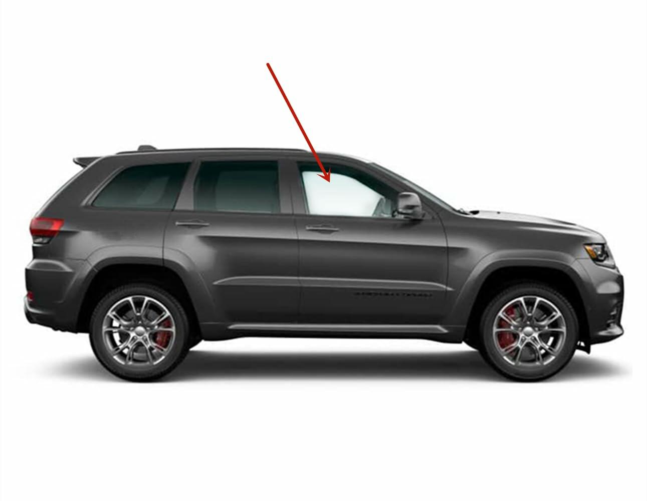 OEM Laminated Passenger Right Side Front Door Window Door Glass Compatible with Dodge Durango 11-26/Jeep Grand Cherokee 11-21/Grand Cherokee WK 2022 Models (Not For Cherokee, or Grand Cherokee L)