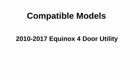 Passenger Right Side Rear Door Window Door Glass Compatible with Chevrolet Equinox 2010-2017 Models