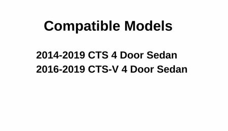 Laminated Passenger Right Side Rear Door Window Door Glass Compatible with Cadillac CTS / CTS-V 4-Door Sedan 2014-2019 Models