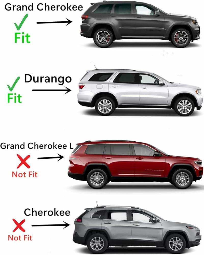 Laminated Passenger Right Side Front Door Window Door Glass Compatible with Dodge Durango 11-26/Jeep Grand Cherokee 11-21/Grand Cherokee WK 2022 Models (Not For Cherokee, or Grand Cherokee L)
