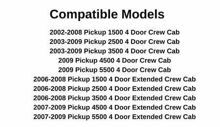 Tempered Passenger Right Side Front Door Window Door Glass Compatible with Dodge Ram 4 Door Pickup 1500 2002-2008 Models/2500 3500 4500 5500 2003-2009 Models