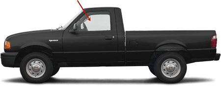 Driver Left Side Front Door Window Door Glass Compatible with Ford Ranger Pickup 2 Door Super/Standard Cab 2019-2023 Models