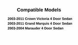 Laminated Driver Left Side Front Door Window Door Glass Compatible with Ford Crown Victoria/Mercury Grand Marquis/Mercury Marauder 2003-2011 Models