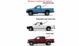 Stationary Heated Back Window Back Glass Compatible with Dodge Dakota Pickup 2000-2004 Models