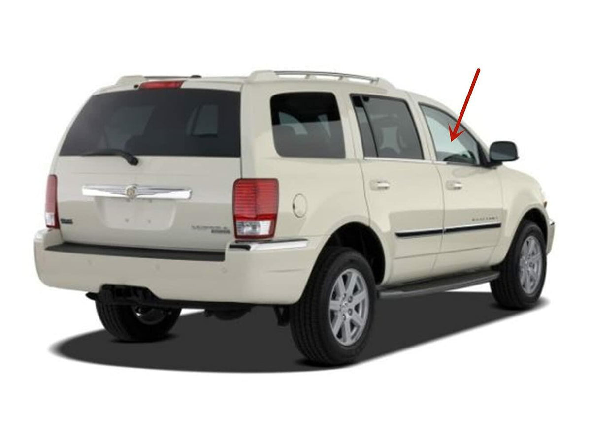 Passenger Right Side Front Door Window Door Glass Compatible with Dodge Durango/Chrysler Aspen 2004-2009 Models