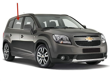 Tempered Passenger Right Side Rear Door Window Door Glass Compatible with Chevrolet Orlando 2012-2014 Models