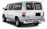 Privacy Color Style Stationary Back Window Back Glass Passenger Right Side Compatible with Ford Econoline 1992-2016 Models