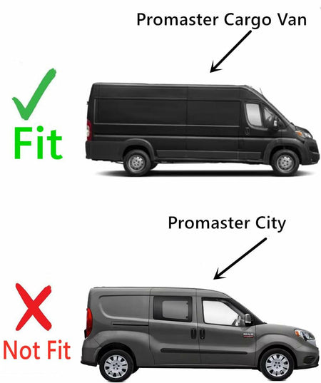 Passenger Right Side Front Door Window Door Glass Compatible with Ram Promaster 1500 2500 3500 Cargo Van 2014-2025 Models (Not For Promaster City Van)