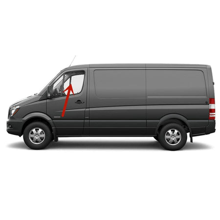 Driver Left Front Door Window Door Glass Compatible with Freightliner Sprinter Van 2007-2018 Models