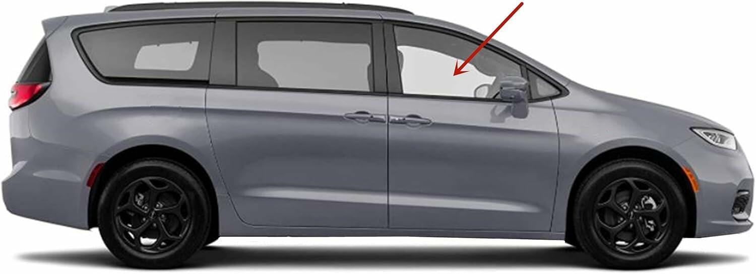Laminated Passenger Right Side Front Door Window Door Glass Compatible with Chrysler Pacifica / Voyager 2017-2026 Models