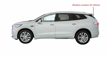 Heated Privacy Back Tailgate Window Back Glass Compatible with Buick Enclave 2018-2024 Models