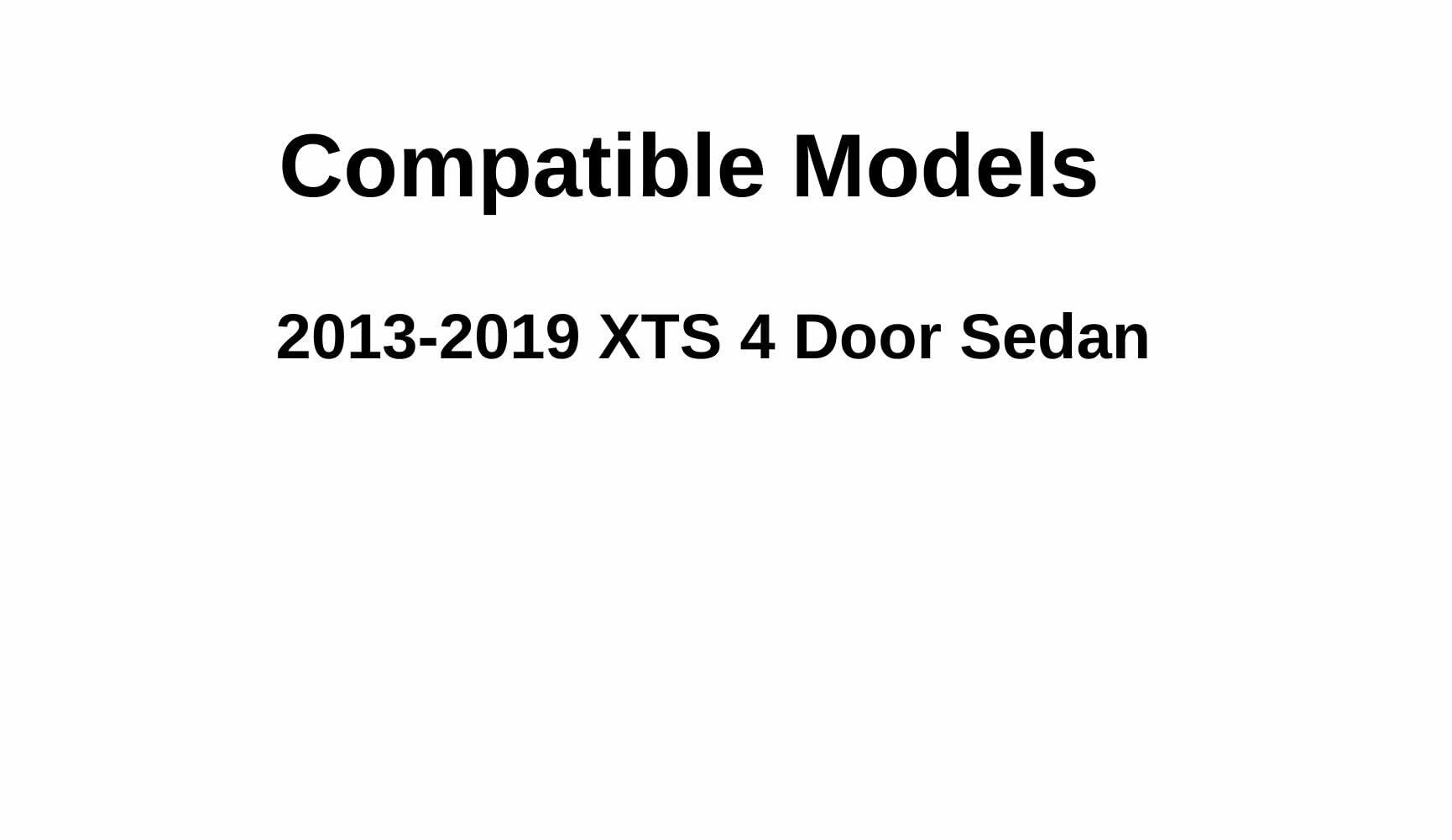 Driver Left Side Rear Door Window Door Glass Compatible with Cadillac XTS 2013-2019 Models