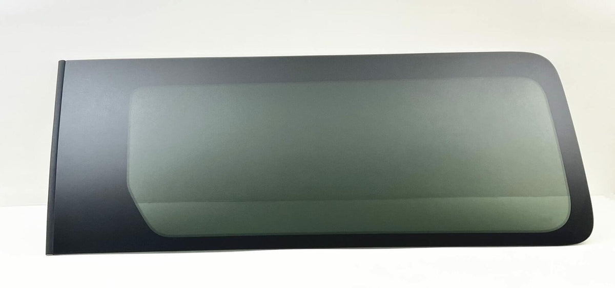 Stationary Passenger Right Side Sliding Cargo Door Window Door Glass Compatible with Ford Transit 83.2" Low-Roof Van 2015-2026 Models (Low-Roof Van Only)