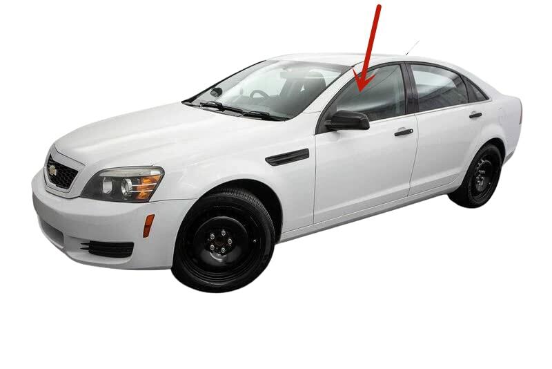 Driver Left Side Front Door Window Door Glass Compatible with Chevrolet Caprice 2012-2016 Models