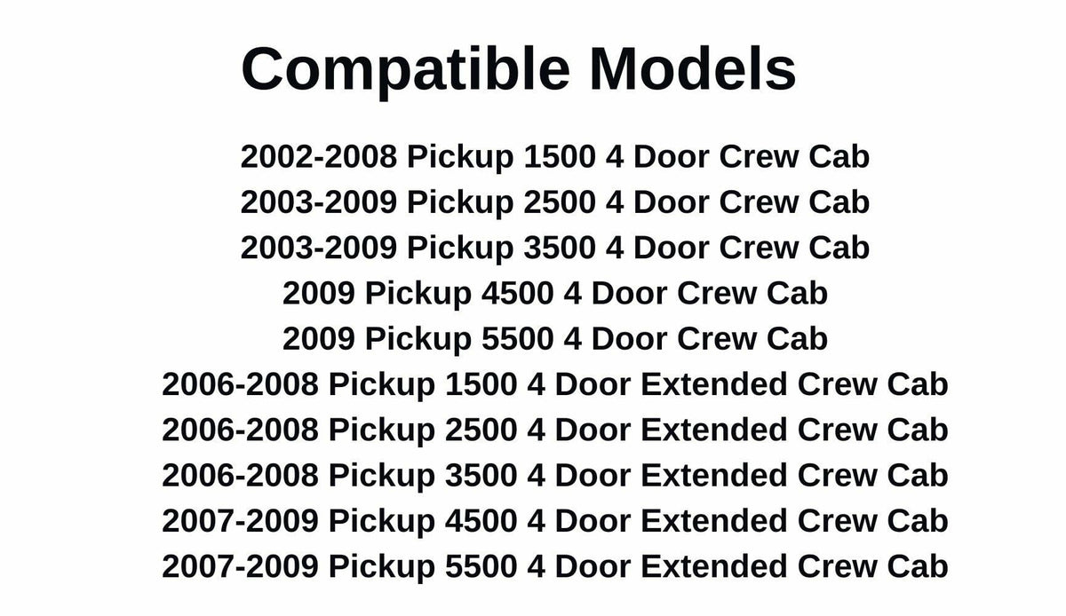 Tempered Driver Left Side Front Door Window Door Glass Compatible with Dodge Ram 4 Door Pickup 1500 2002-2008 Models/2500 3500 4500 5500 2003-2009 Models