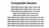 Tempered Driver Left Side Front Door Window Door Glass Compatible with Dodge Ram 4 Door Pickup 1500 2002-2008 Models/2500 3500 4500 5500 2003-2009 Models