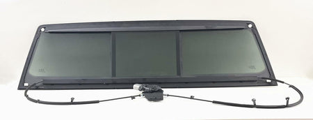 Power Back Slider Window Back Glass Compatible with Ram Pickup 1500 2019-2024 4 Door Models (Not For 1500-Classic)