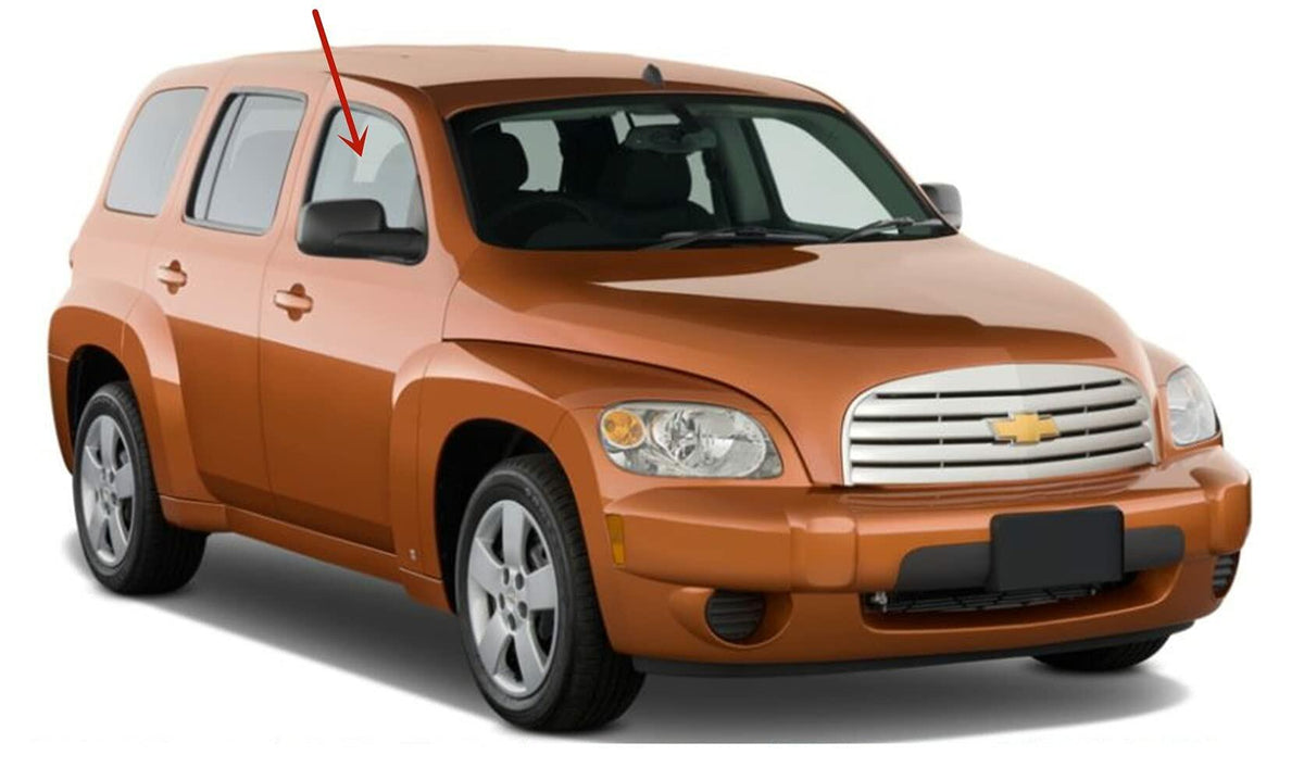 Passenger Right Side Front Door Window Door Glass Compatible with Chevrolet HHR 2006-2011 Models