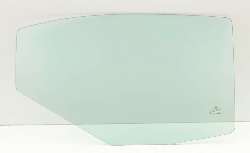 Passenger Right Side Rear Door Window Door Glass Compatible with Dodge Charger 2006-2010 Models