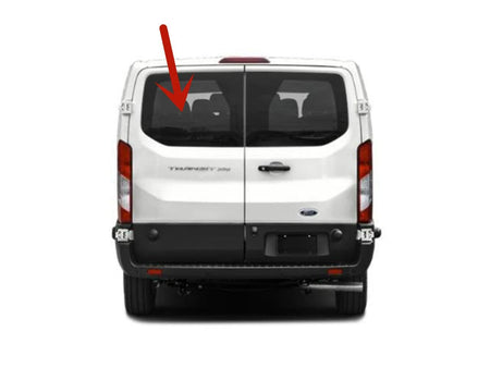 Heated Back Window Back Glass Driver Left Side Compatible with Ford Transit 83.2" Low-Roof Van 2015-2026 Models (Not for Mid/High Roof Transit, or Transit Connect)