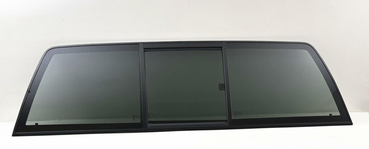 Manual Slider Back Window Back Glass Compatible with GMC Sierra / Chevrolet Silverado 1500 1500HD 1999-2013 & 2500 2500HD 3500 3500HD 1999-2014 & Classic 2007 Models