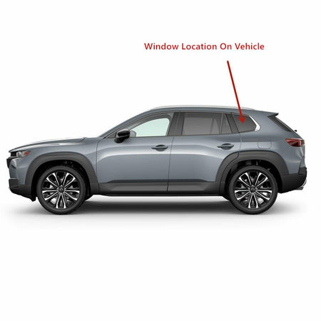 Tempered Driver Left Side Quarter Window Quarter Glass Compatible with Mazda CX-50 2023-2026 Models