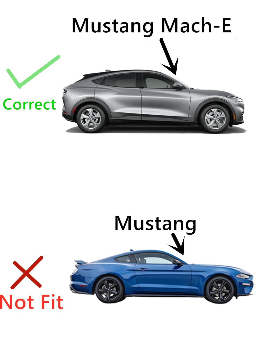 OEM Laminated Driver Left Side Front Door Window Door Glass Compatible with Ford Mustang Mach-E 2021-2026 Models