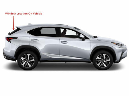 Heated Back Tailgate Window Back Glass Compatible with Lexus NX200t 2015-2017 Models / NX300 2018-2021 Models / NX300h 2015-2021 Models