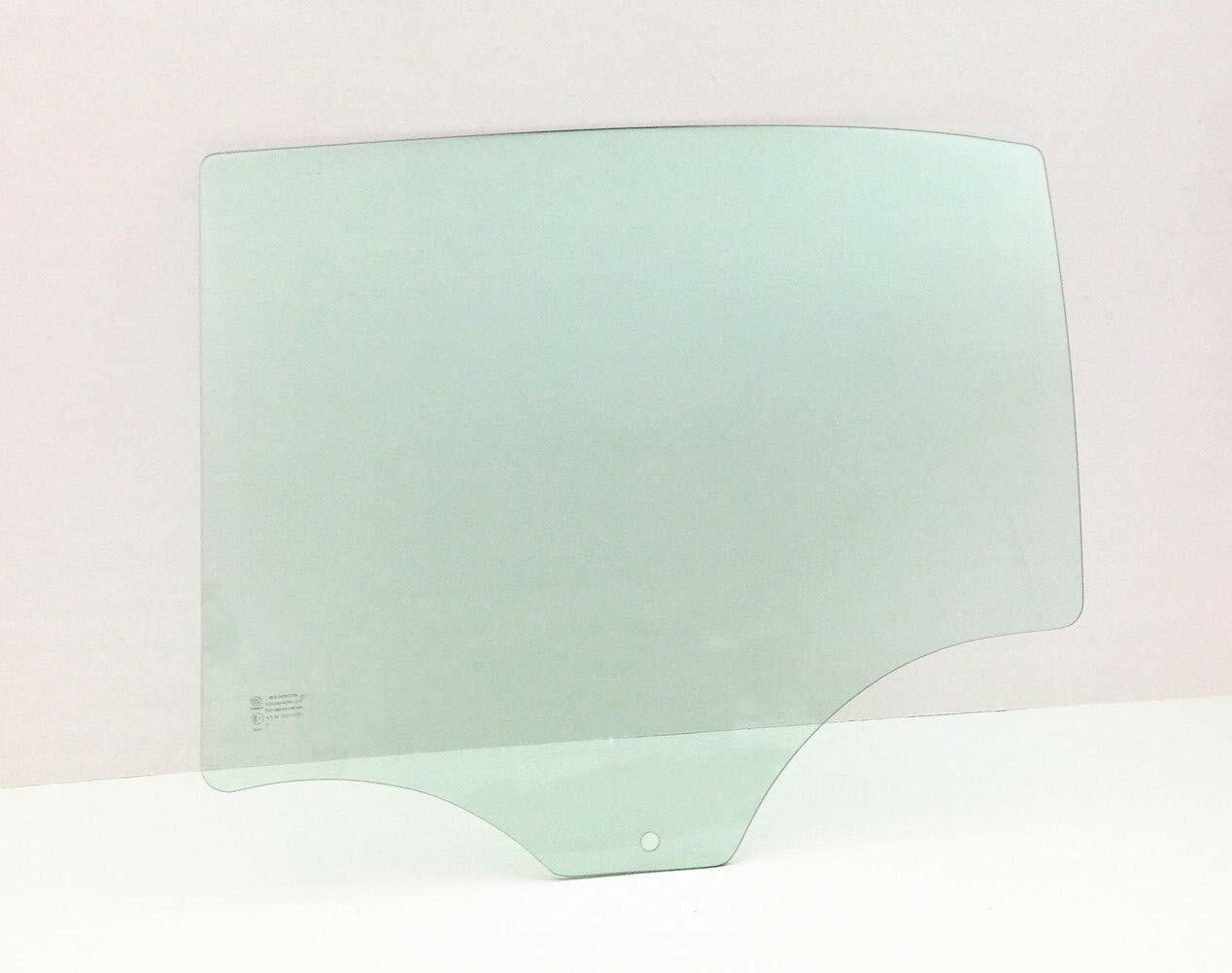 Driver Left Side Rear Door Window Door Glass Compatible with Chevrolet Malibu 2004-2007 / Malibu Classic 2008 4 Door Sedan Models