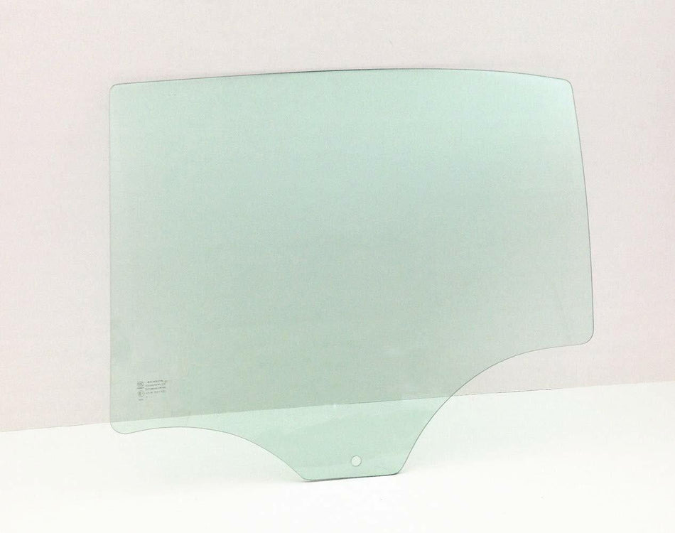 Driver Left Side Rear Door Window Door Glass Compatible with Chevrolet Malibu 2004-2007 / Malibu Classic 2008 4 Door Sedan Models
