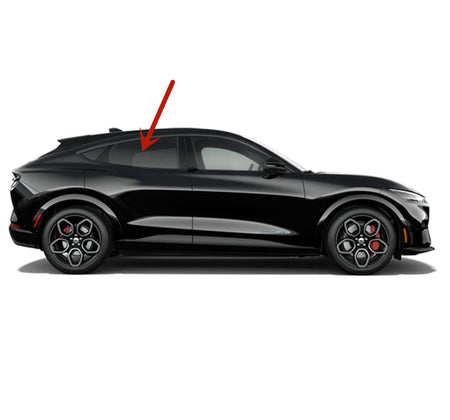 Tempered Passenger Right Side Rear Door Window Door Glass Compatible with Ford Mustang Mach-E 2021-2026 Models