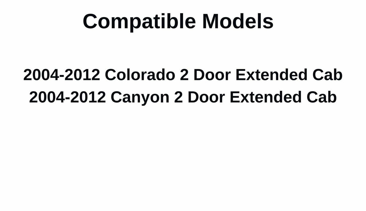 Passenger Right Side Rear Door Window Door Glass Compatible with Chevrolet Colorado/GMC Canyon 4 Door Crew Cab 2004-2012 Models