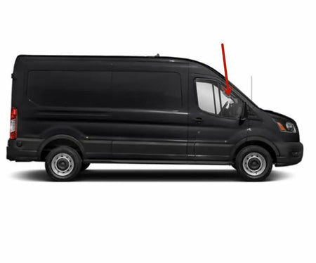Passenger Right Side Front Vent Window Vent Glass Compatible with Ford Transit 110.2" High-Roof 100.8" Mid-Roof Van 2015-2026 Models (Not for Transit Connect or Low-Roof Transit)