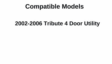 Driver Left Side Quarter Window Glass Compatible with Mazda Tribute 2002-2006 Models