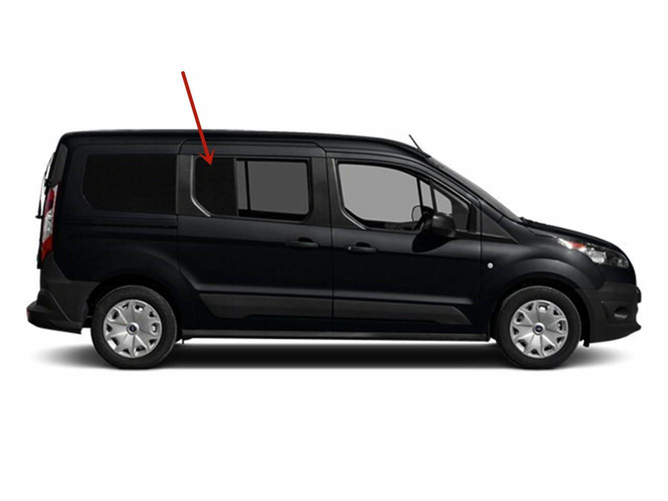 Passenger Right Side Rear Vent Window Vent Glass Compatible with Ford Transit Connect Long Wheel Base Mini Van 2014-2023 Models