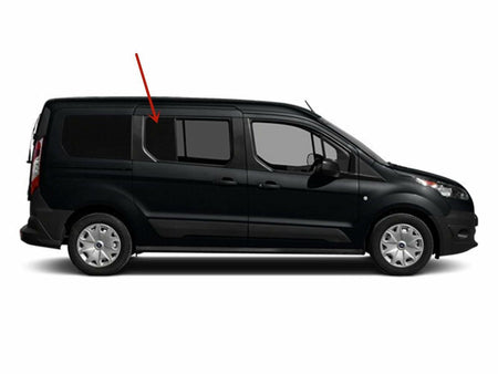 Passenger Right Side Rear Vent Window Vent Glass Compatible with Ford Transit Connect Long Wheel Base Mini Van 2014-2023 Models