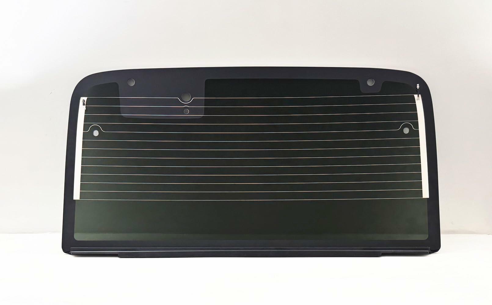 Privacy Heated Rear Back Lift Gate Window Back Glass Compatible with Jeep Wrangler 2003-2006 Models