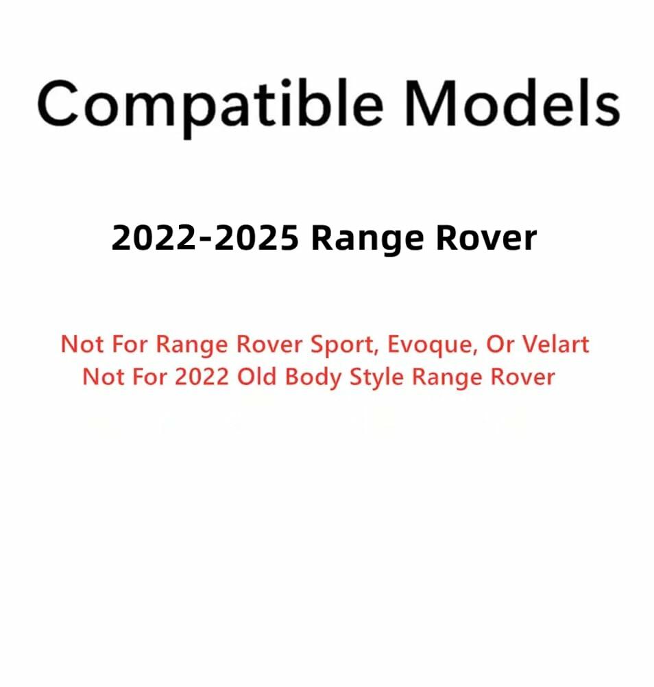 Tempered Driver Left Side Rear Door Window Glass Compatible with Land Rover Range Rover 2022-2025 Models (Not For Sport, Evoque, Velart)