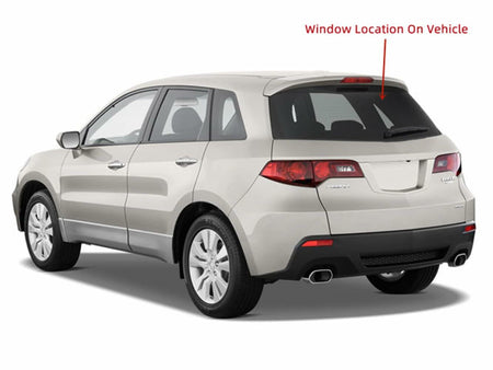 Heated Back Tailgate Rear Window Glass Compatible with Acura RDX 2007-2012 Models