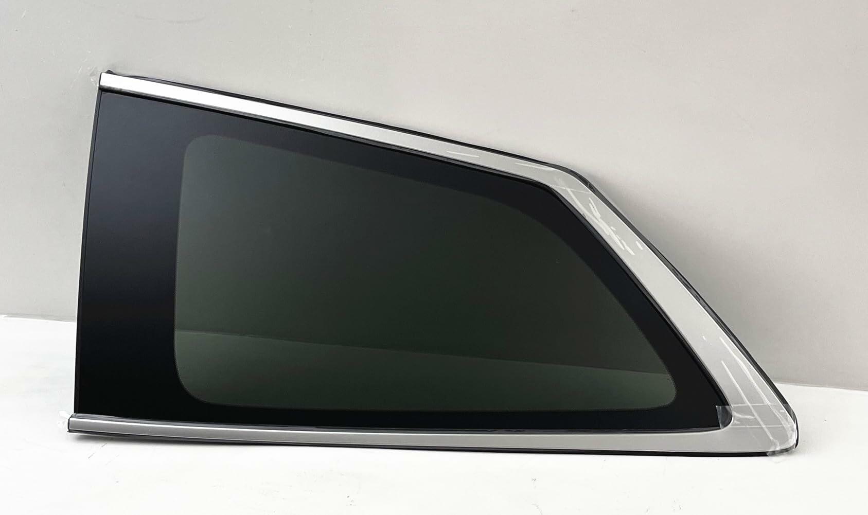 Tempered Driver Left Side Quarter Window Quarter Glass Compatible with Honda Pilot 2016-2022 Models