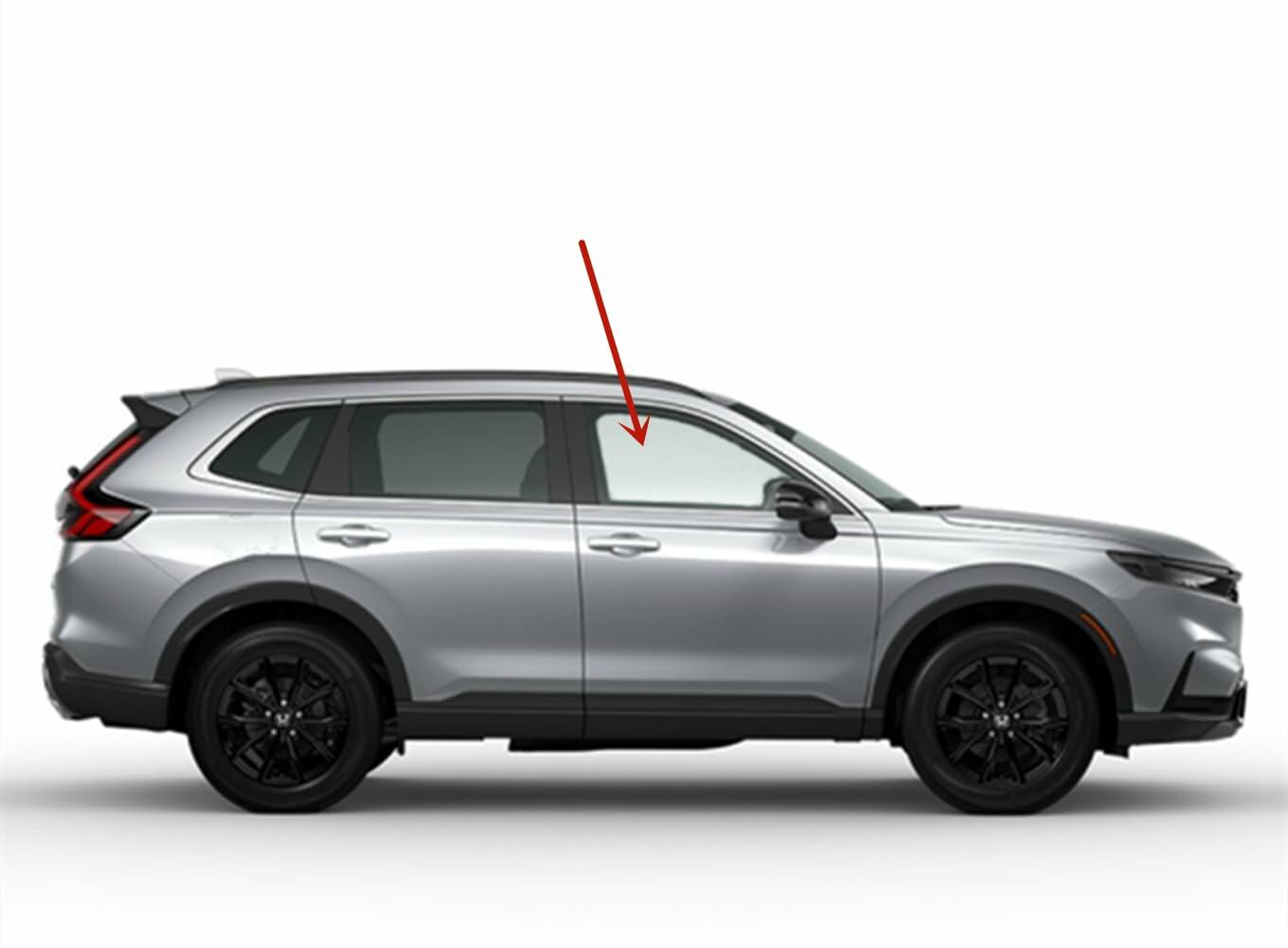 Tempered Passenger Right Side Front Door Window Door Glass Compatible with Honda CR-V 2023-2026 Models