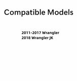 OE Heated Back Tailgate Window Back Glass Compatible with Jeep Wrangler 2011-2017 Models/Wrangler JK 2018 Models
